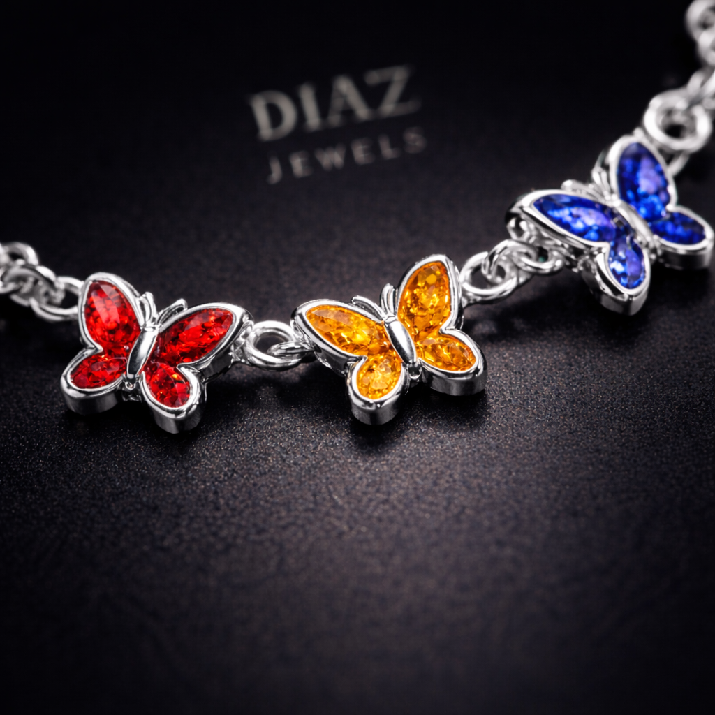 Radiant Butterfly Anklet