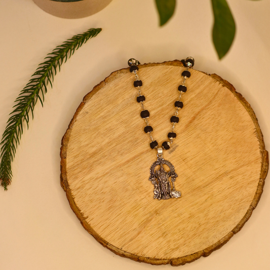 100 % Authentic Karungali Mala with Murugan Pendant