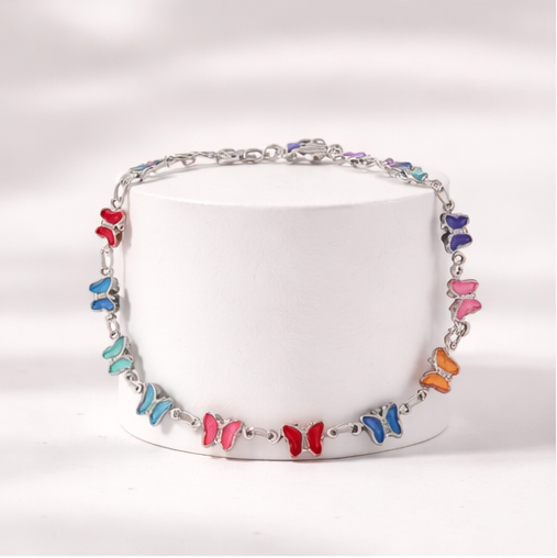 Radiant Butterfly Anklet