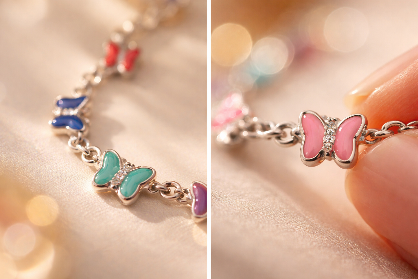 Radiant Butterfly Anklet