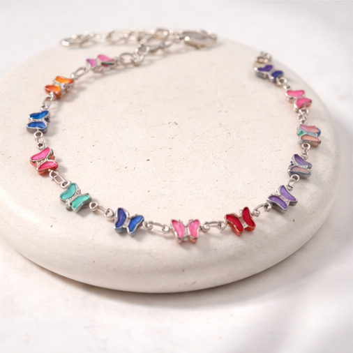 Radiant Butterfly Anklet