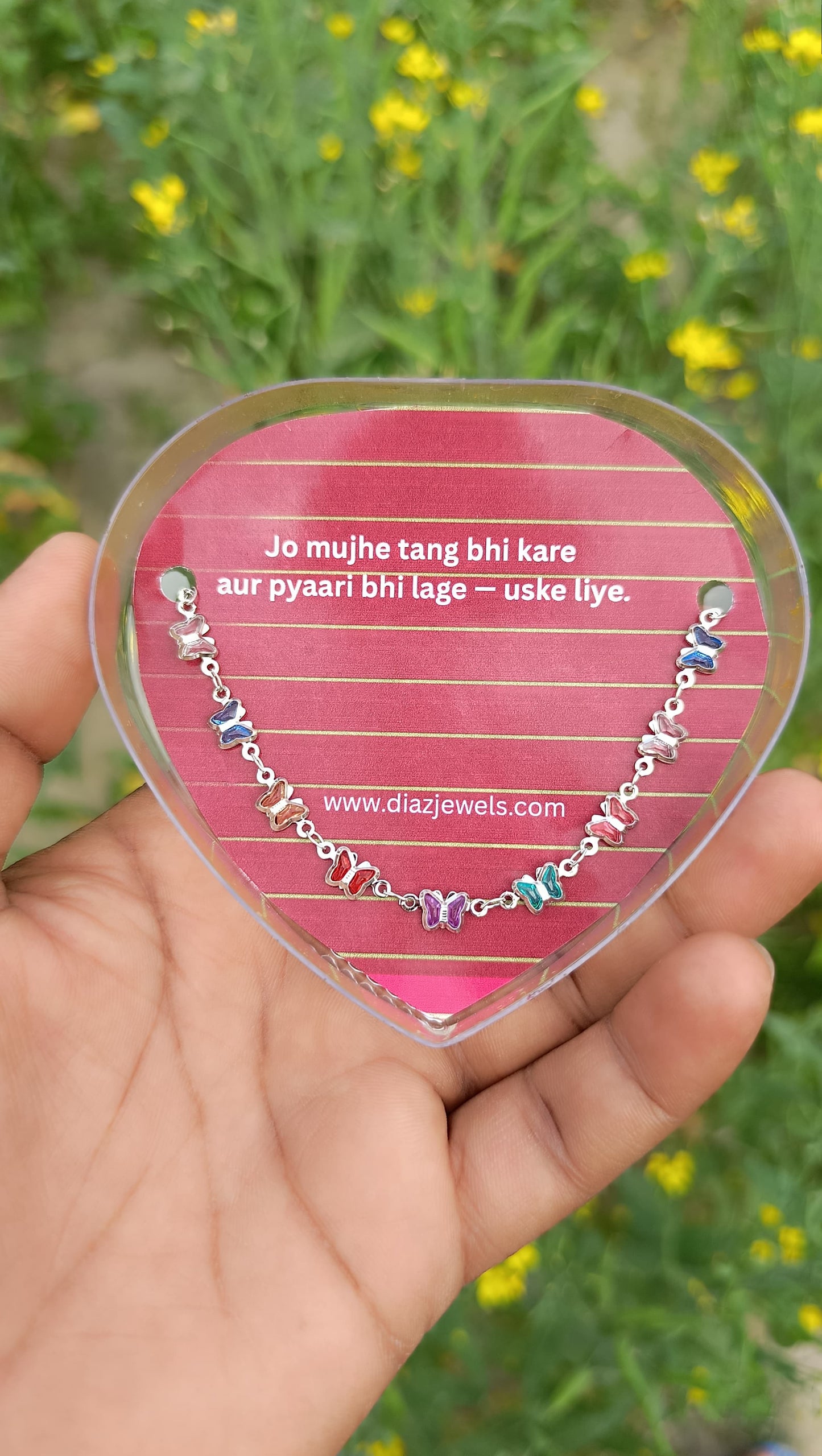 Radiant Butterfly Anklet